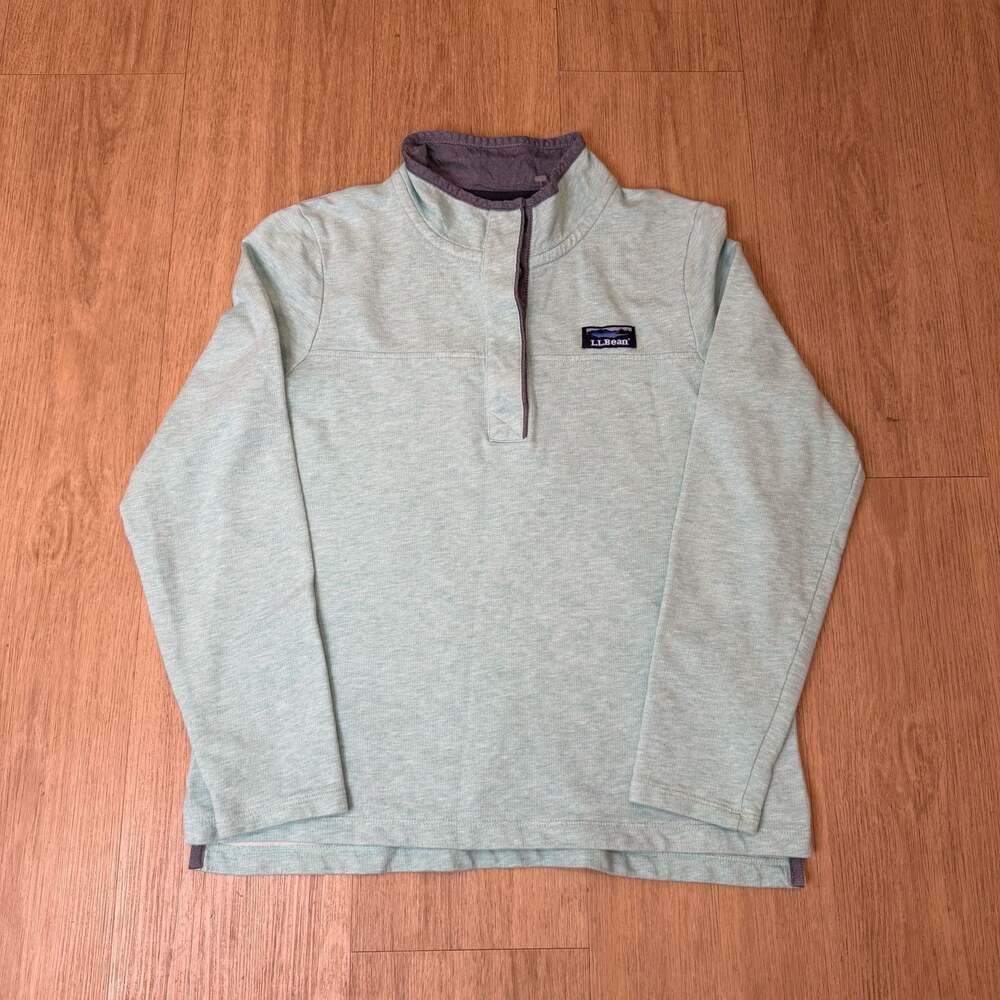 VTG 90s -L.L.Bean Women's Pullover Sweatshirt Light Blue